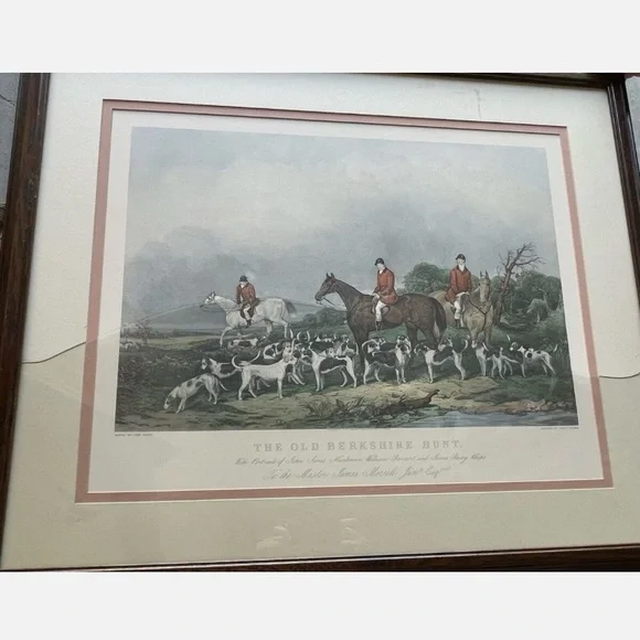 ART The Old Berkshire HuntLithograph/Painting/Engraving JohnGood/Philip Thomas